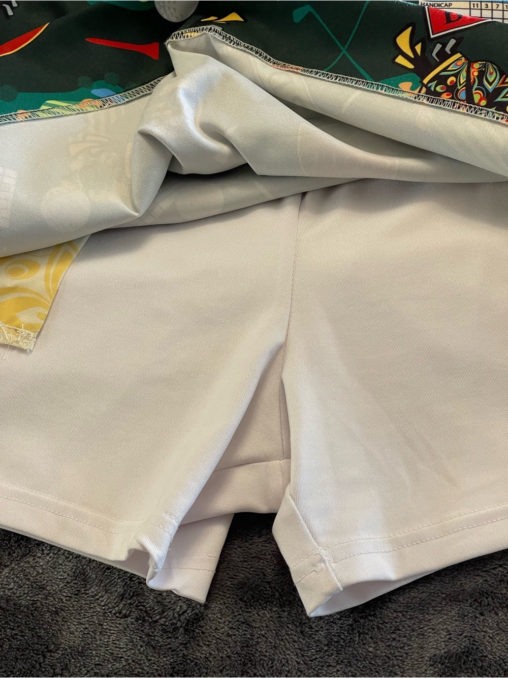 Loudmouth Ladies Golf Mini Skirt (Skort) Size 16 - Picture 10 of 10